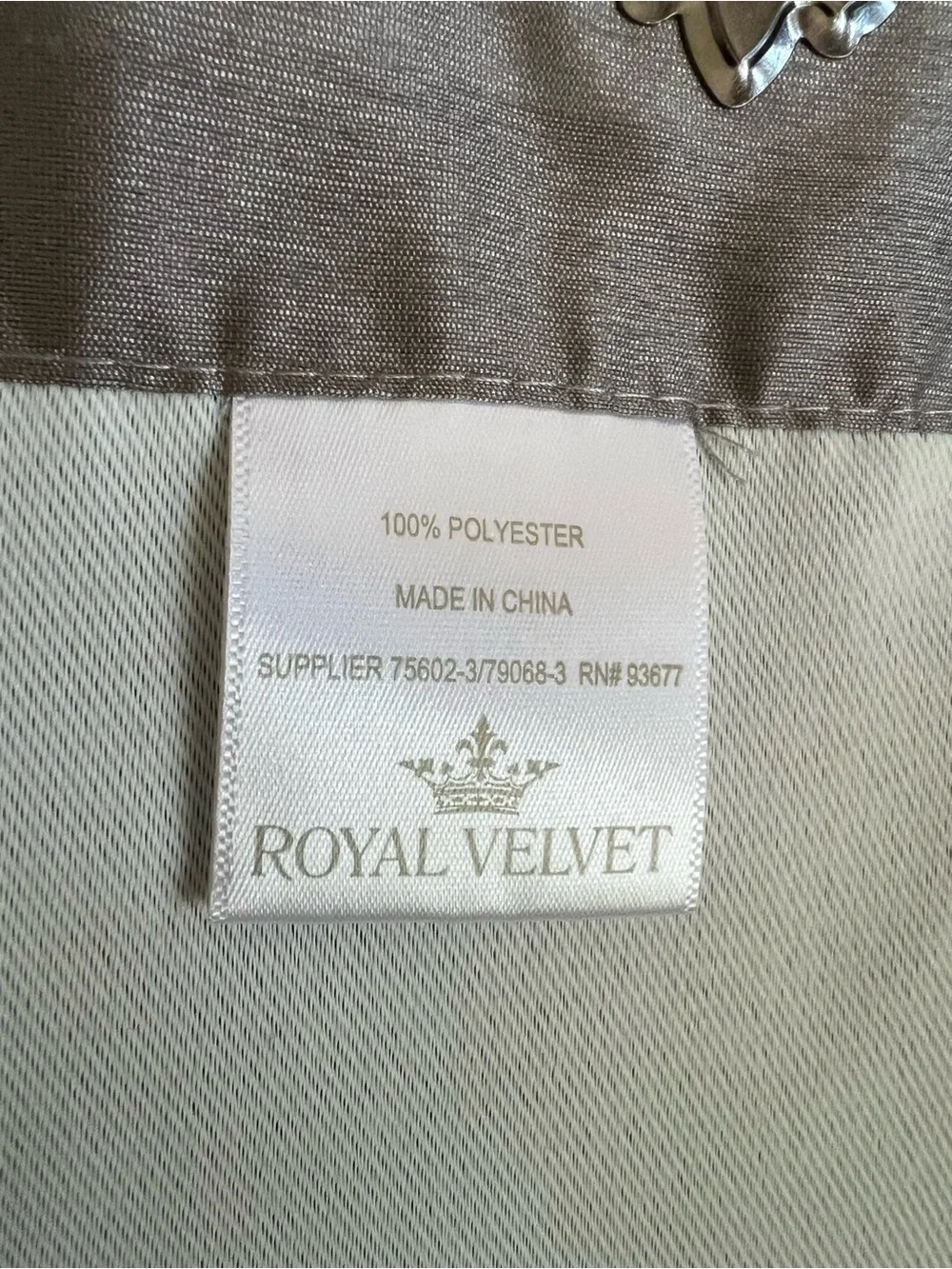 Royal Velvet neutral gray